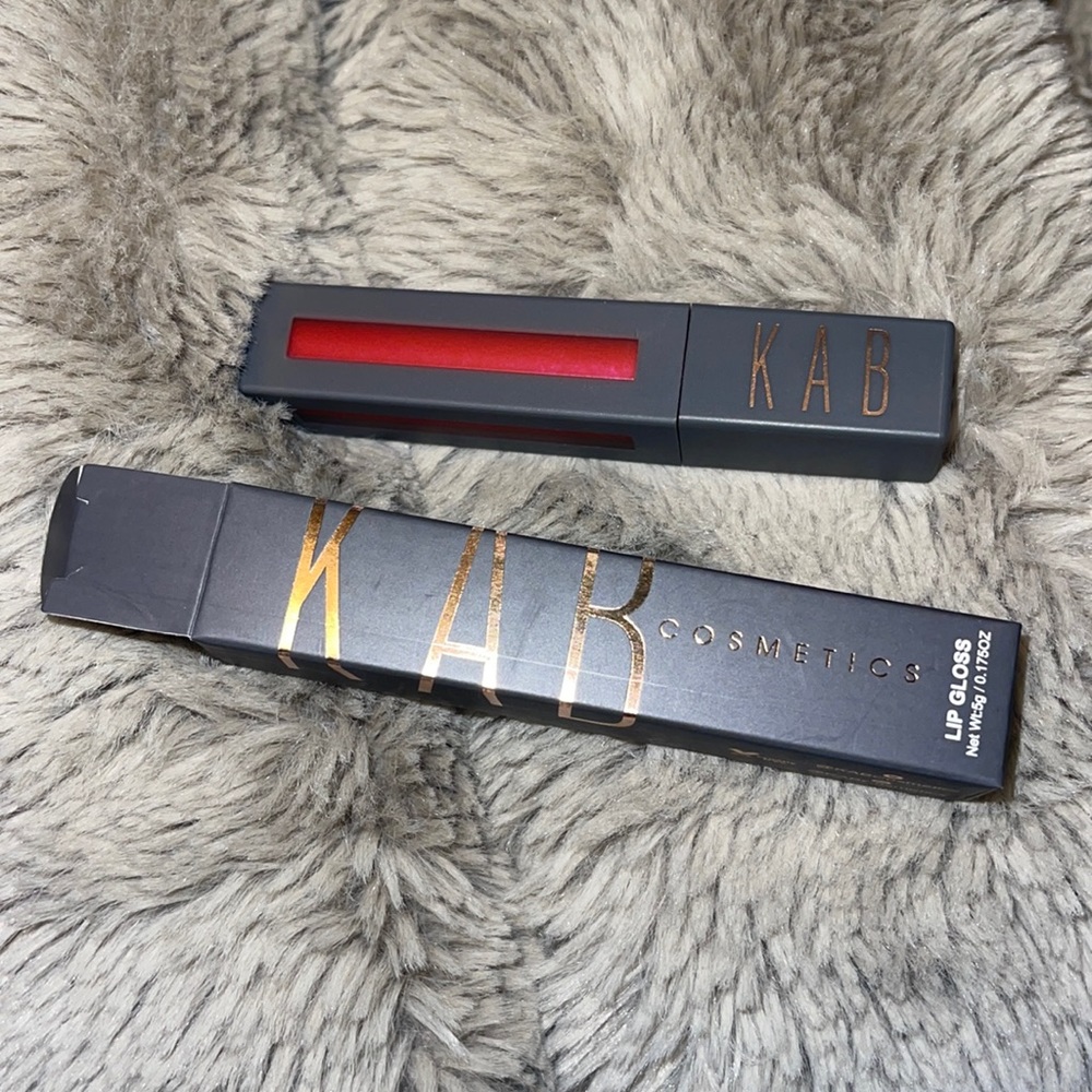 KAB Cosmetics Glazed lipgloss cherry pie. New